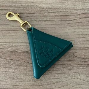 Coach vintage RARE green 1996 Olympic Bag charm FOB coin purse